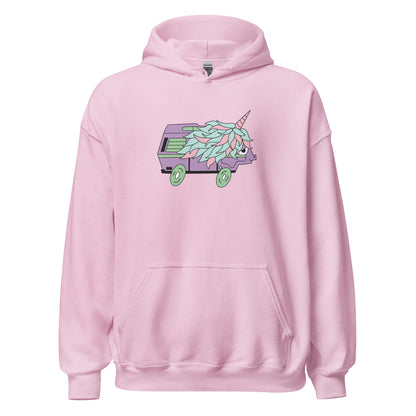 High-Top Hazel Unicorn Unisex Hoodie