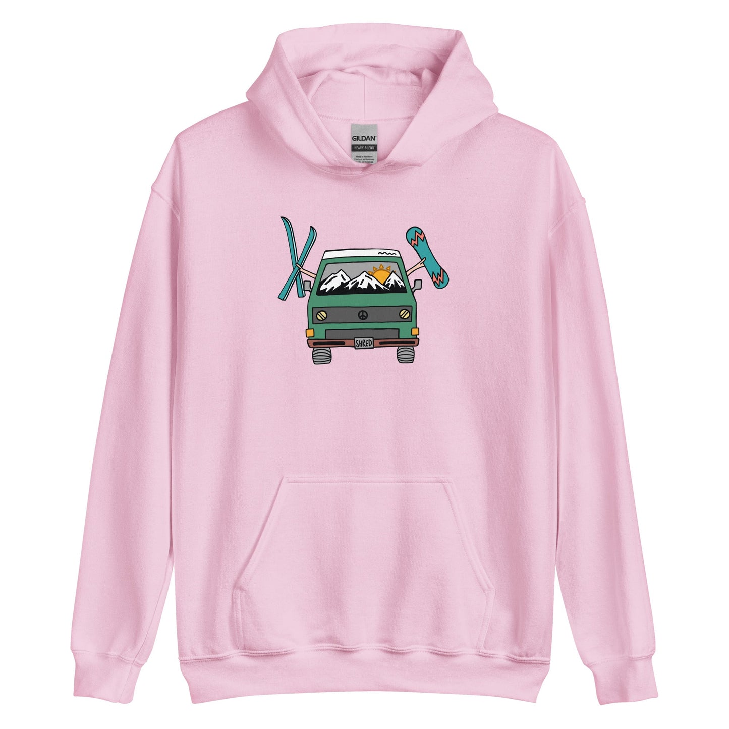 Shred Van Unisex Hoodie