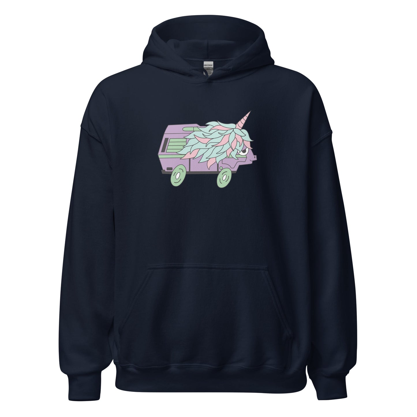 High-Top Hazel Unicorn Unisex Hoodie