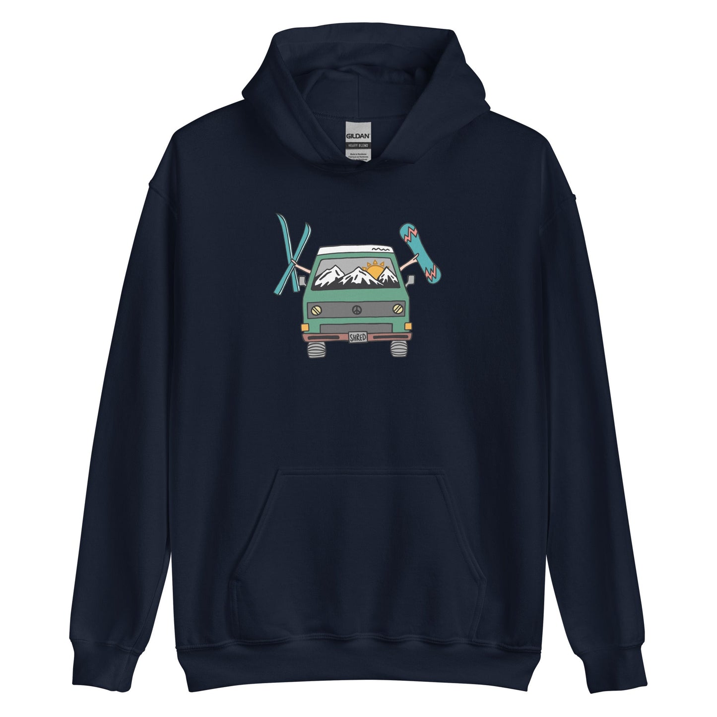 Shred Van Unisex Hoodie