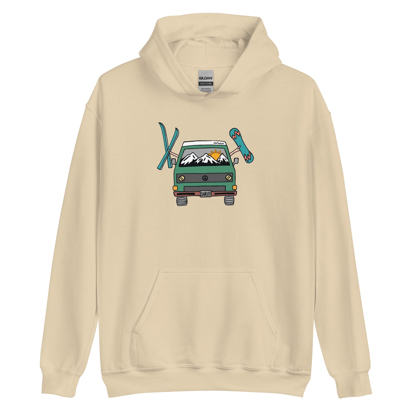 Shred Van Unisex Hoodie