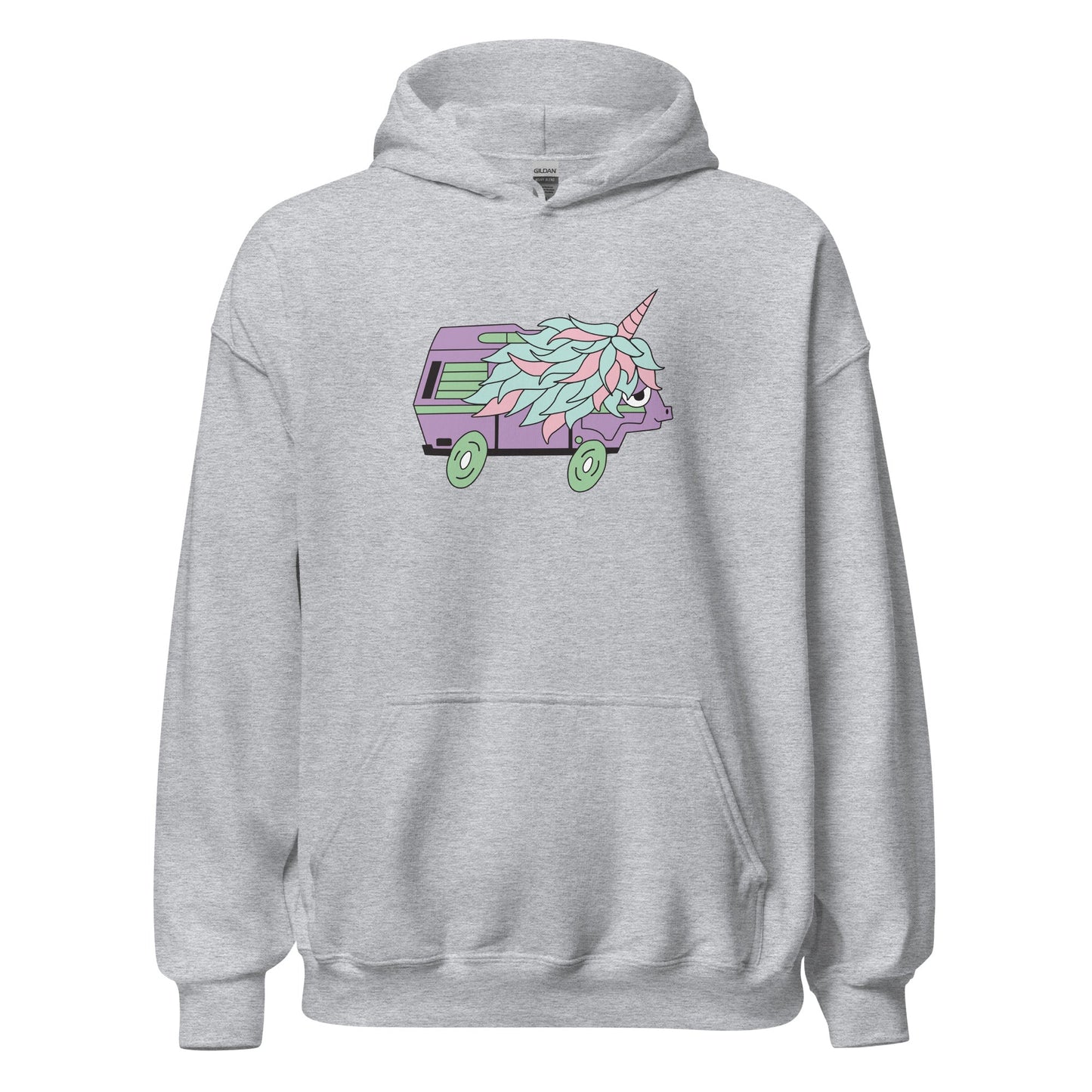 High-Top Hazel Unicorn Unisex Hoodie