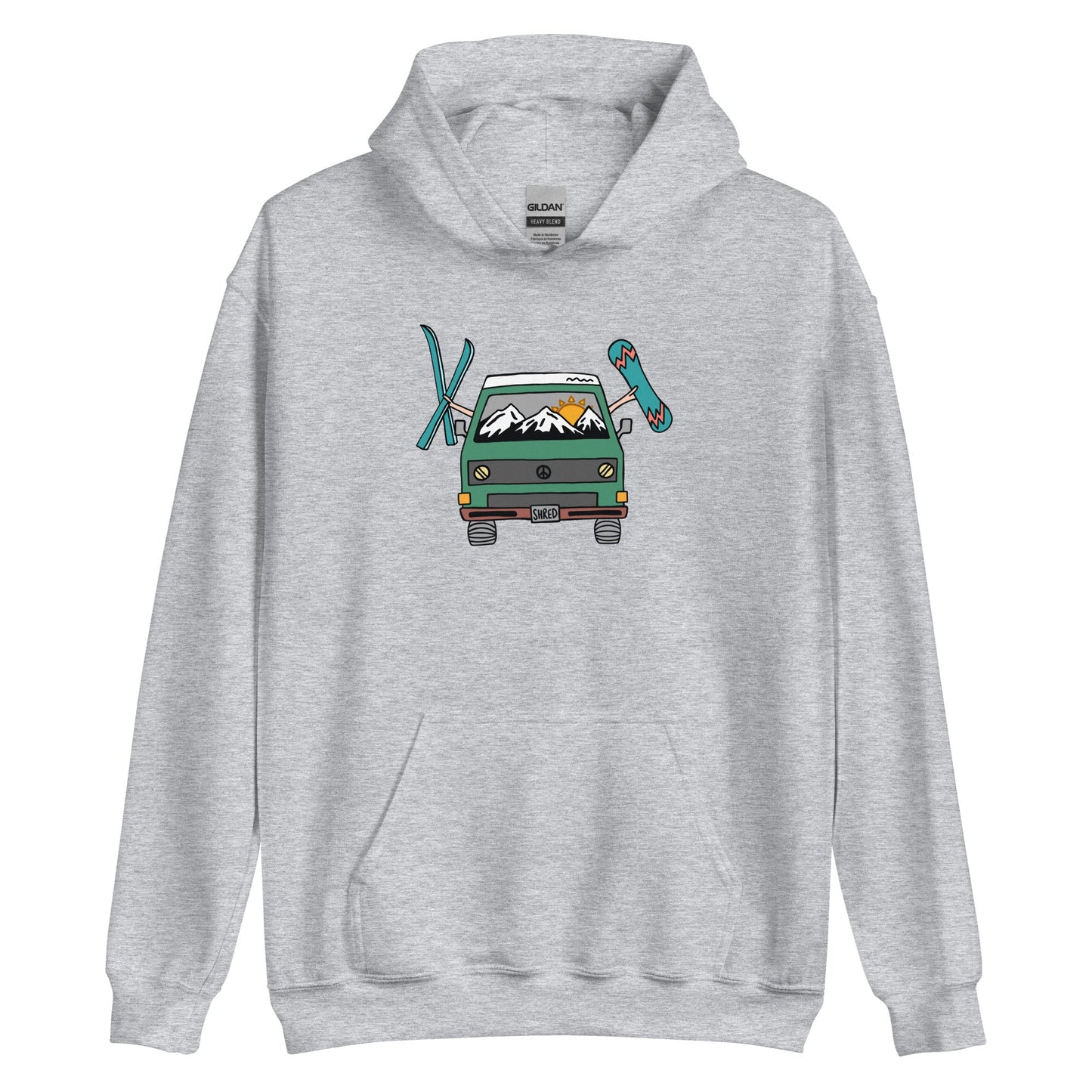 Shred Van Unisex Hoodie