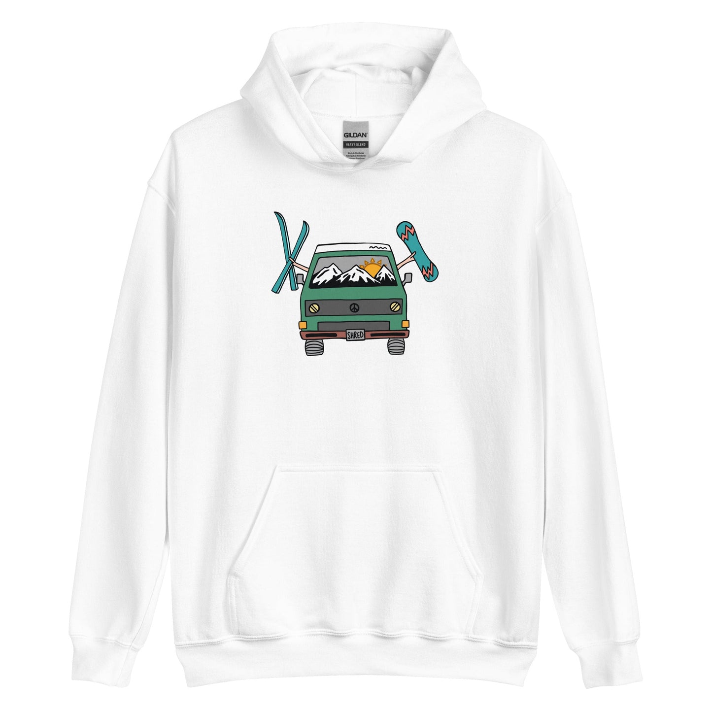 Shred Van Unisex Hoodie