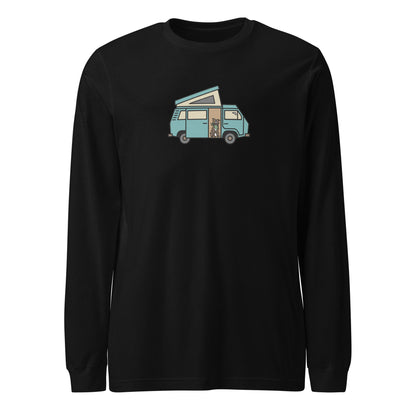 Dog in Van Long Sleeve T-Shirt