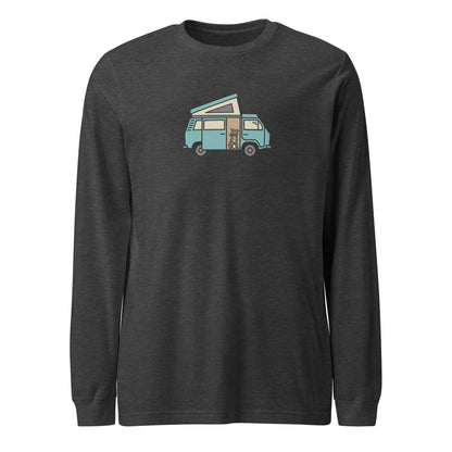 Dog in Van Long Sleeve T-Shirt