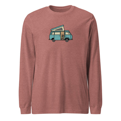 Dog in Van Long Sleeve T-Shirt