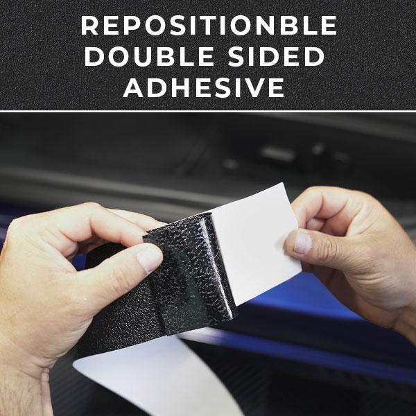 STEProtect Car Door Jamb Guard and Sill Protector | Black Adhesive DIY Kit