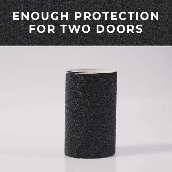 STEProtect Car Door Jamb Guard and Sill Protector | Black Adhesive DIY Kit