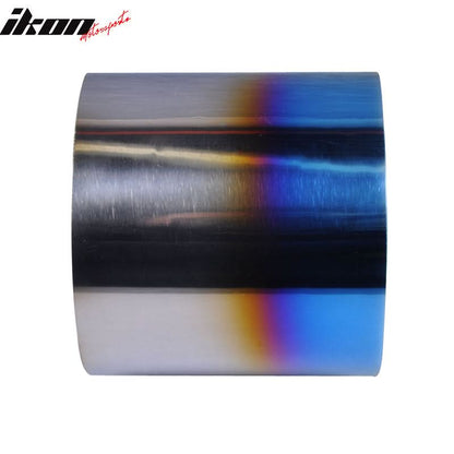 Universal Fitment 4'' N1 Style Rear Muffler Exhaust Tip Titanium Burnt