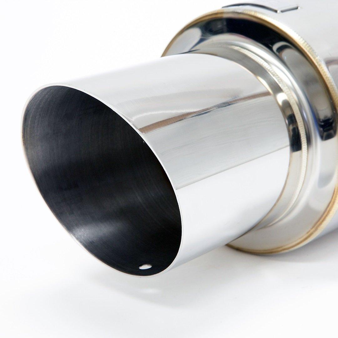 BLOX Racing Universal N1 Muffler - Angled Tip