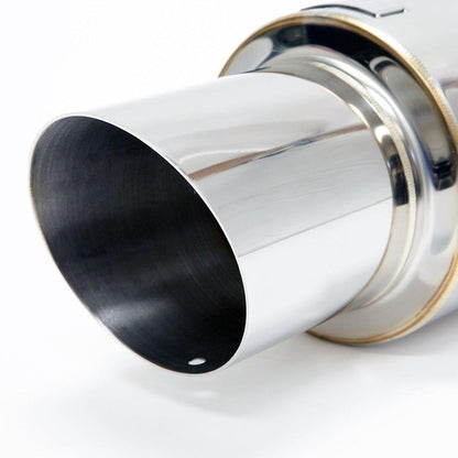 BLOX Racing Universal N1 Muffler - Angled Tip