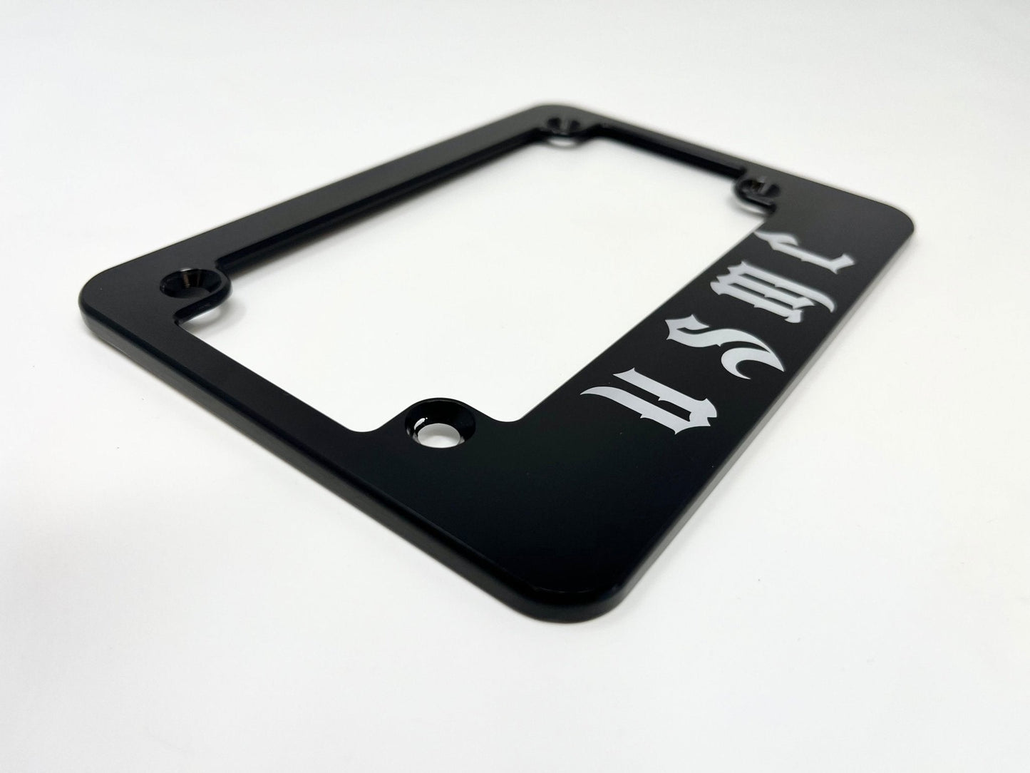 USMC Billet Aluminum Motorcycle License Plate Frame