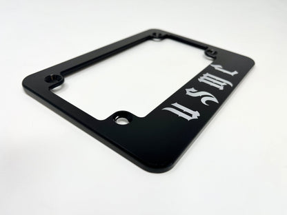 USMC Billet Aluminum Motorcycle License Plate Frame