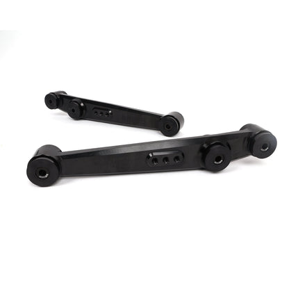 BLOX Racing V2 Billet Rear Lower Control Arms (Polyurethane) - 88-95 Civic EF/EG // 90-01 Integra DA/DC2