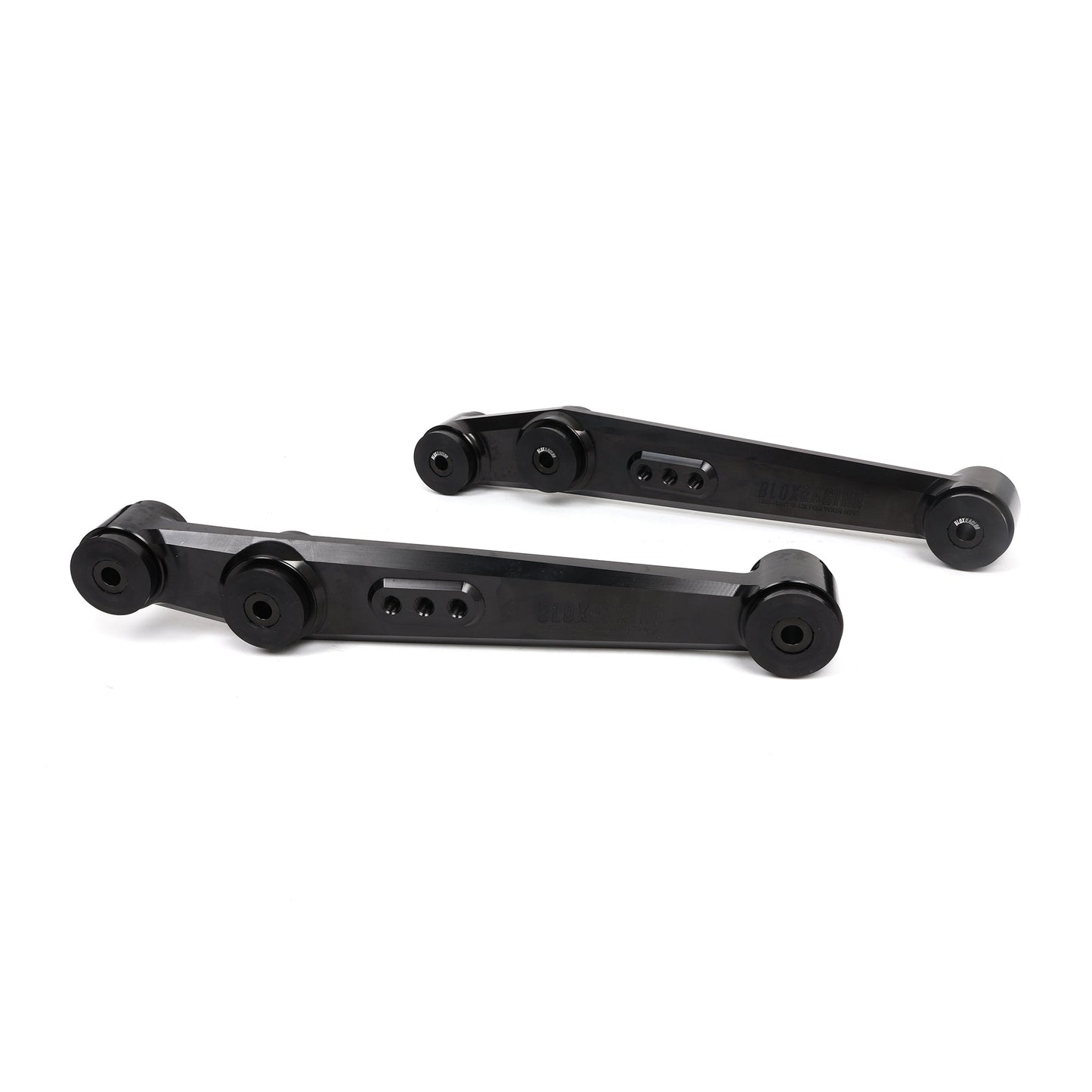 BLOX Racing V2 Billet Rear Lower Control Arms (Polyurethane) - 88-95 Civic EF/EG // 90-01 Integra DA/DC2