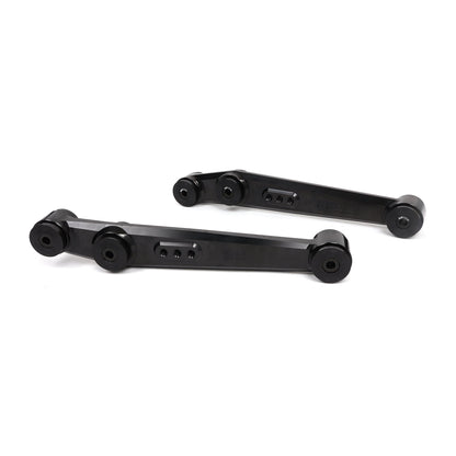 BLOX Racing V2 Billet Rear Lower Control Arms (Polyurethane) - 88-95 Civic EF/EG // 90-01 Integra DA/DC2