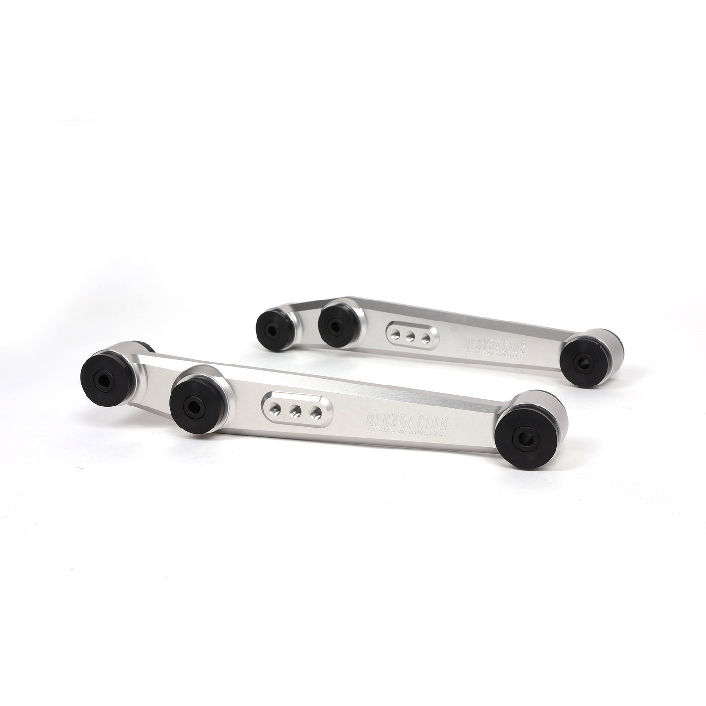 BLOX Racing V2 Billet Rear Lower Control Arms (Polyurethane) - 88-95 Civic EF/EG // 90-01 Integra DA/DC2