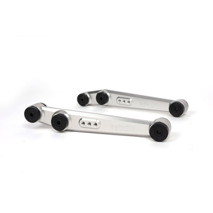 BLOX Racing V2 Billet Rear Lower Control Arms (Polyurethane) - 88-95 Civic EF/EG // 90-01 Integra DA/DC2