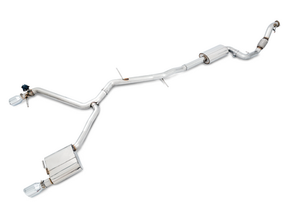 AWE Tuning AWE SwitchPath™ Exhaust for B9 A5, Dual Outlet - Chrome Silver Tips (includes DP and SwitchPath Remote)