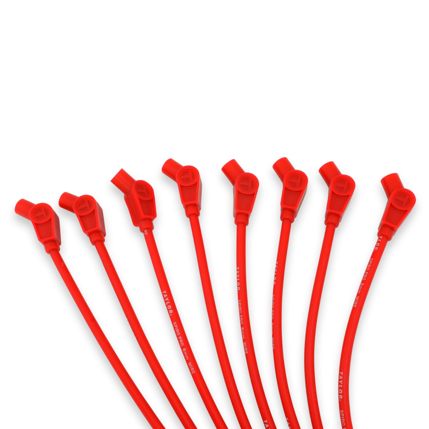 Taylor Cable 8mm race fit Spiro-Pro red 76231