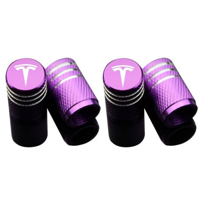Valve Stem Caps 4 Pack Fit Suitable for Tesla 3/Y/S/X 2017-ON