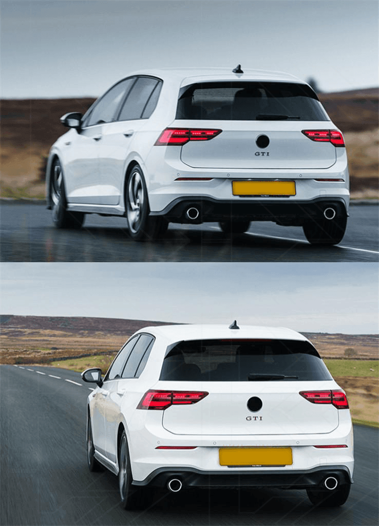 Volkswagen Golf 8 European Style LED Tail Lights 2020 - 2023