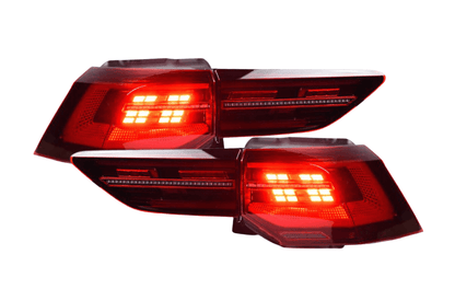 Volkswagen Golf 8 European Style LED Tail Lights 2020 - 2023