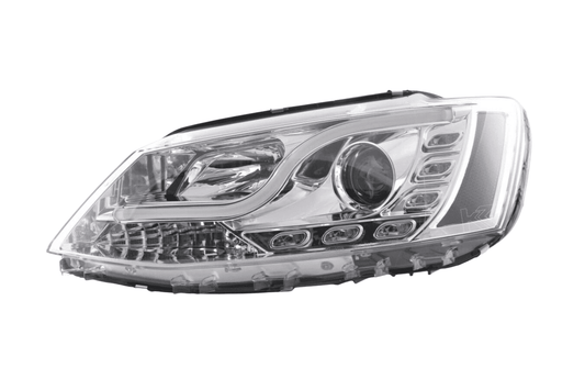 Volkswagen Jetta 6 Chrome LED Headlights with Daytime Running Lights (2011-2018)