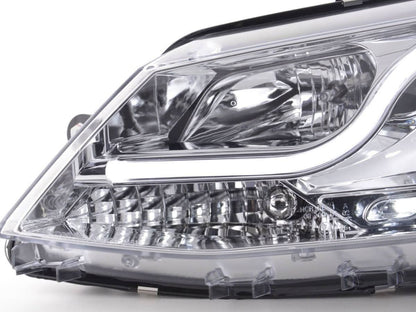 Volkswagen Jetta 6 Chrome LED Headlights with Daytime Running Lights (2011-2018)