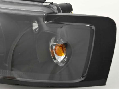 Volkswagen Passat Type 3B 97-00 Black Headlight Set (1997-2000)