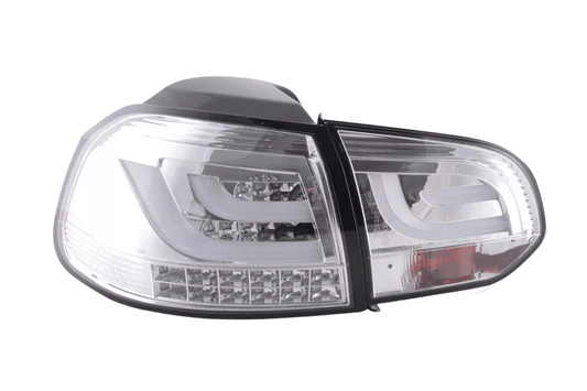VW Golf Mk6 / GTI LED Bar Clear Tail Lights V1 LED Indicators (2008-2014)
