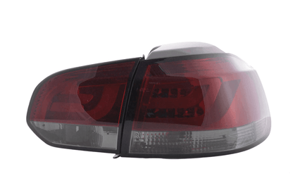 VW Golf Mk6 GTI LED Bar Red/Smoked Tail Lights V1 LED Indicators (2008-2014)