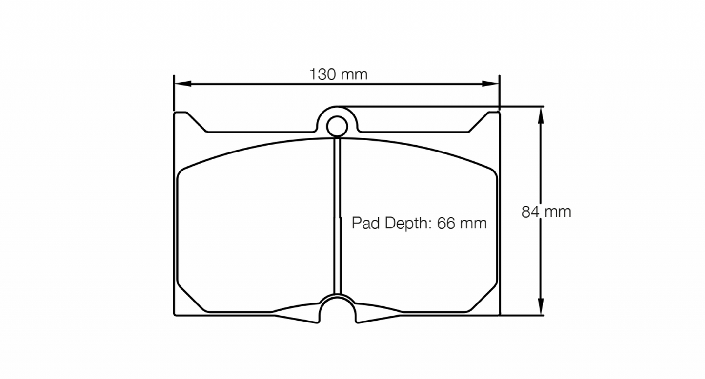 PAGID Racing Pagid Racing 8059 RSH3 Compound Brake Pads 8059-RSH3
