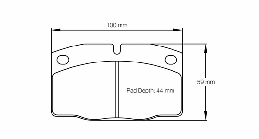 PAGID Racing Pagid Racing 9521 RSH42 Compound Brake Pads 9521-RSH42