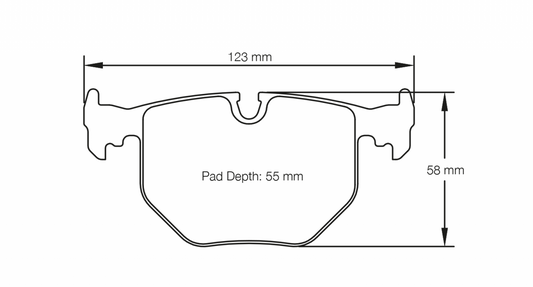 PAGID Racing Pagid Racing 2685 RST1 Compound Brake Pads 2685-RST1