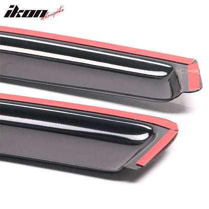 2005-2010 Chevy Cobalt Pontiac G5 Visor Windows Set Acrylic