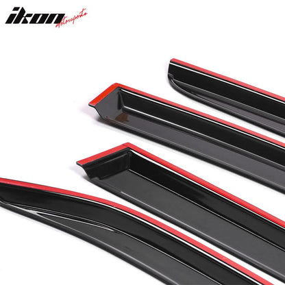 2018-2024 Chevrolet Equinox Acrylic Slim Style 4PC Window Visor Guard