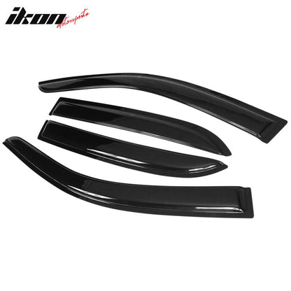 2003-2007 Honda Accord 4Door Acrylic 4PC Tape On Window Visors Guard