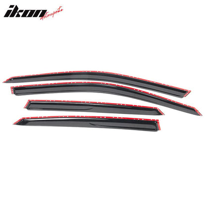 2022-2023 Honda Civic Sedan 4-Door Acrylic 4PC Tape On Window Visors