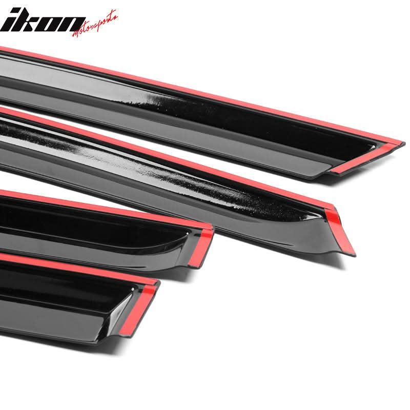 2014-2019 Toyota Highlander Acrylic 4PC Window Visors Tape On Guard