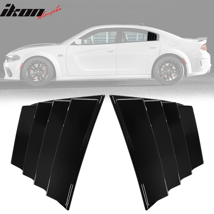 2011-2023 Dodge Charger V1 Side Window Scoop Louver CF Print