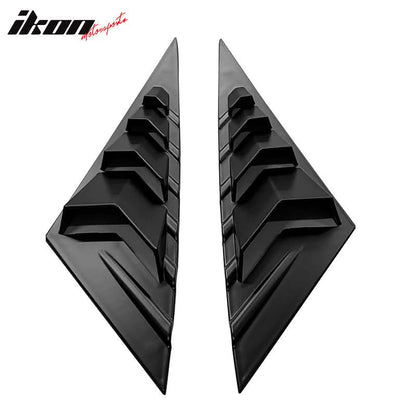 2021-2023 Hyundai Elantra 4DR 2PC Rear Side Vent Window Louver ABS