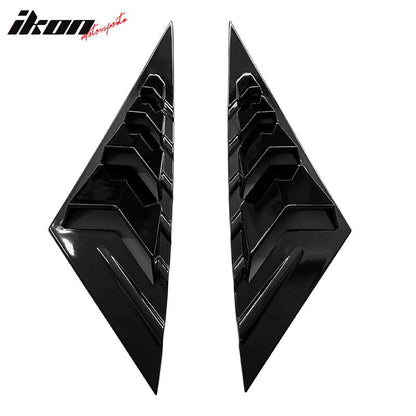 2021-2023 Hyundai Elantra 4DR 2PC Rear Side Vent Window Louver ABS