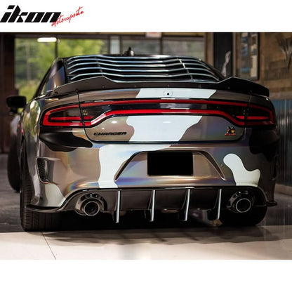 2011-2023 Dodge Charger Unpainted Rear Window Louver Side Vent ABS PP