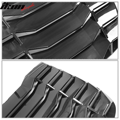 2009-2020 Nissan 370Z Coupe IKON Style Rear Window Scoop Louver Cover