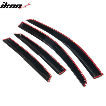 2000-2007 Ford Focus Mugen Style Smoke Tinted Window Visor Acrylic