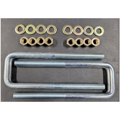 SQUARE OE STYLE U-BOLTS 2.5" x 9.5"