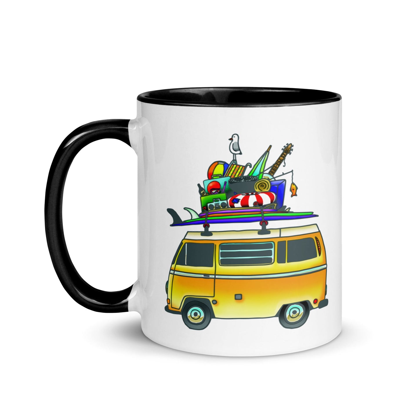 RAD Bus Mug with Color Inside