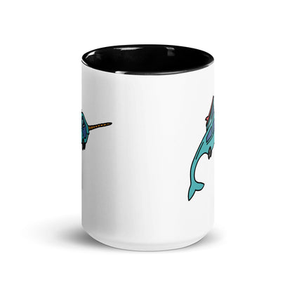 Narwhal Ned Mug with Color Inside